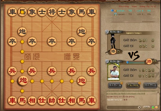 Chiến thuật chơi game cờ tướng qua mạng đỉnh nóc kịch trần