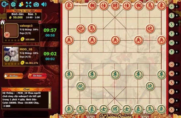 3 thế chơi Pháo trong game cờ tướng trực tuyến hiểm hóc nhất